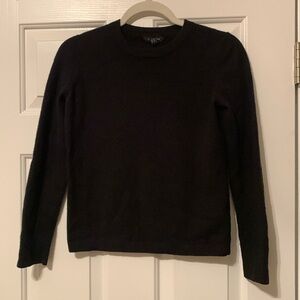 100% Cashmere Lands End Women’s Black Sweater